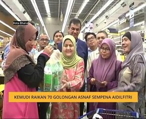 KEMUDI raikan 70 golongan asnaf sempena Aidilfitri