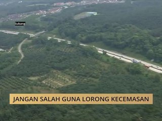 Jangan salah guna lorong kecemasan