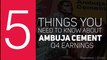 Ambuja Cement Q4 Earnings In Less Than A Minute
