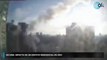 Un misil impacta en un edificio residencial de Kiev