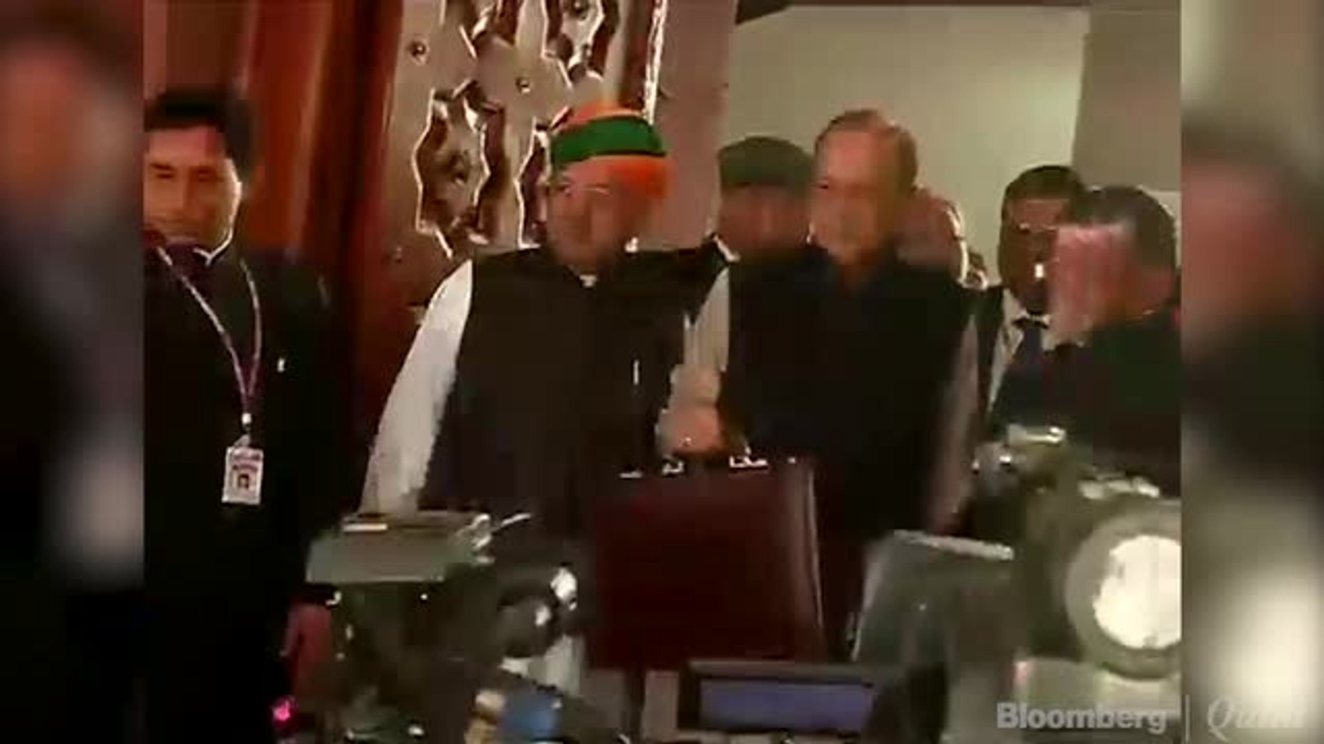 Arun Jaitley Arrives At Parliament