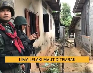 Lima lelaki maut ditembak