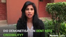 Did Demonetisation DentT RBI’S Credibility?