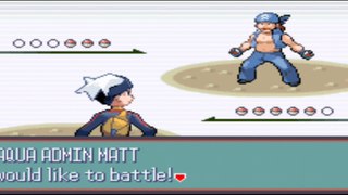 Pokemon Sapphire - Team Aqua Amdin 1st Battle: Matt