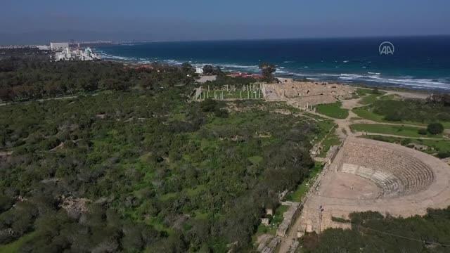 GAZİMAĞUSA - KKTC'de binlerce yıllık geçmişe sahip antik kent: Salamis Harabeleri