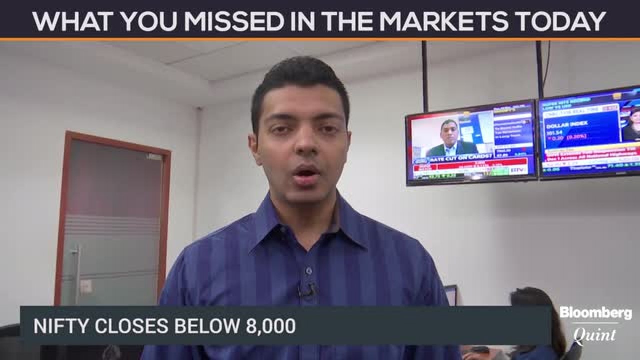 November Series Expires With Nifty Below 8,000
