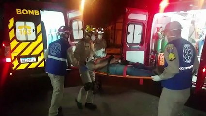 Casal fica ferido ao ter motocicleta atingida por veículo no Floresta; Condutora do carro foi presa por embriaguez