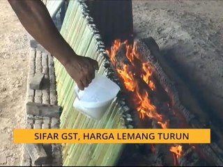 Sifar GST, harga lemang turun