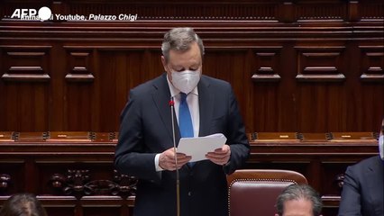 Draghi fa appello a unita': "la guerra riporta giorni piu' bui"