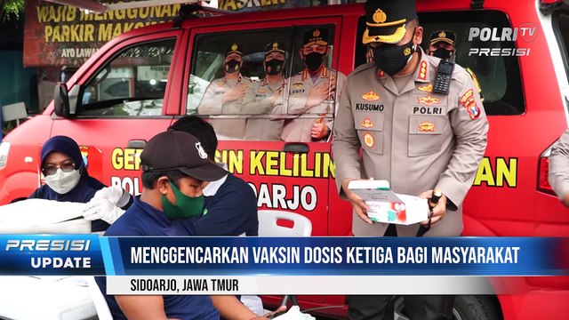 Polresta Sidoarjo gelar Vaksinasi Booster di Mitra Sehat Mandiri