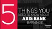 Axis Bank Earnings in Less Than a Minute