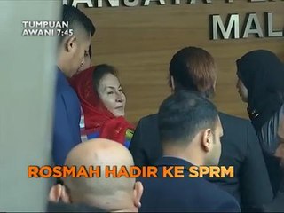 Download Video: Tumpuan AWANI 7.45: Rosmah hadir ke SPRM & Agong perkenan lantik Tommy Thomas