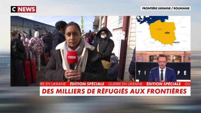 L'envoyée spéciale Régine Delfour : «Plus de 10 000 réfugiés qui attendent de rentrer en Pologne»