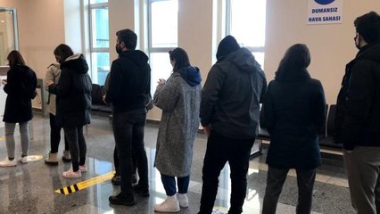 Ukrayna'dan tahliye edilen ilk Türk kafilesi Edirne'ye geldi