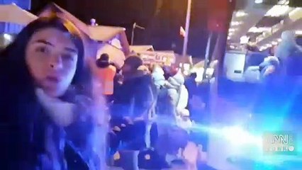 Savaştan kaçan on binler Polonya sınırında