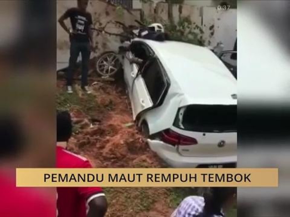 Pemandu maut rempuh tembok