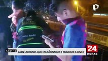 Huachipa: serenos capturan a delincuentes que encañonaron y asaltaron a joven