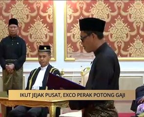 AWANI State [Perak]: Ikut jejak pusat, Exco Perak potong gaji