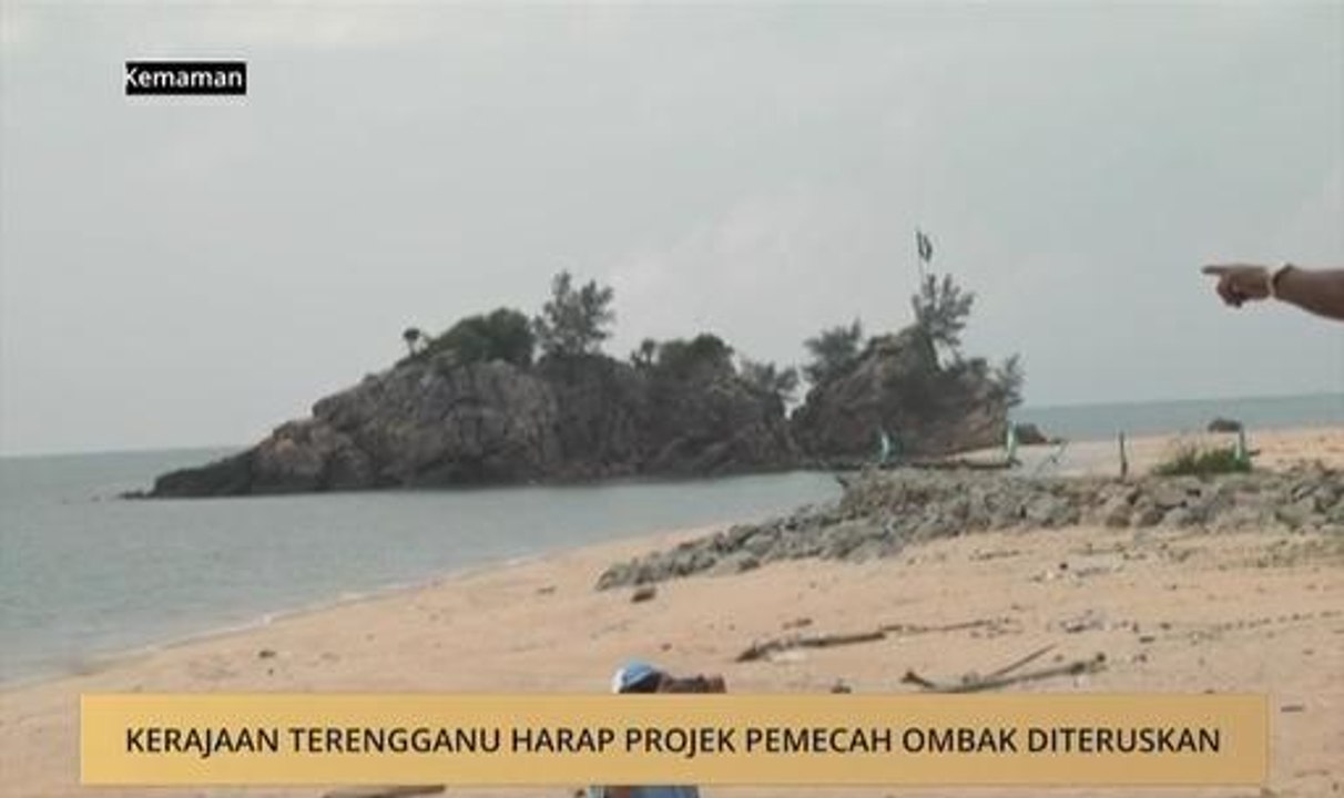 Kerajaan Terengganu harap projek pemecah ombak diteruskan