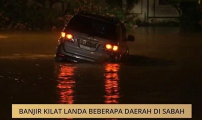 Banjir kilat landa beberapa daerah di Sabah