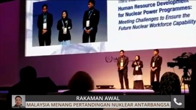 Pelajar luar bandar menang pertandingan nuklear antarabangsa