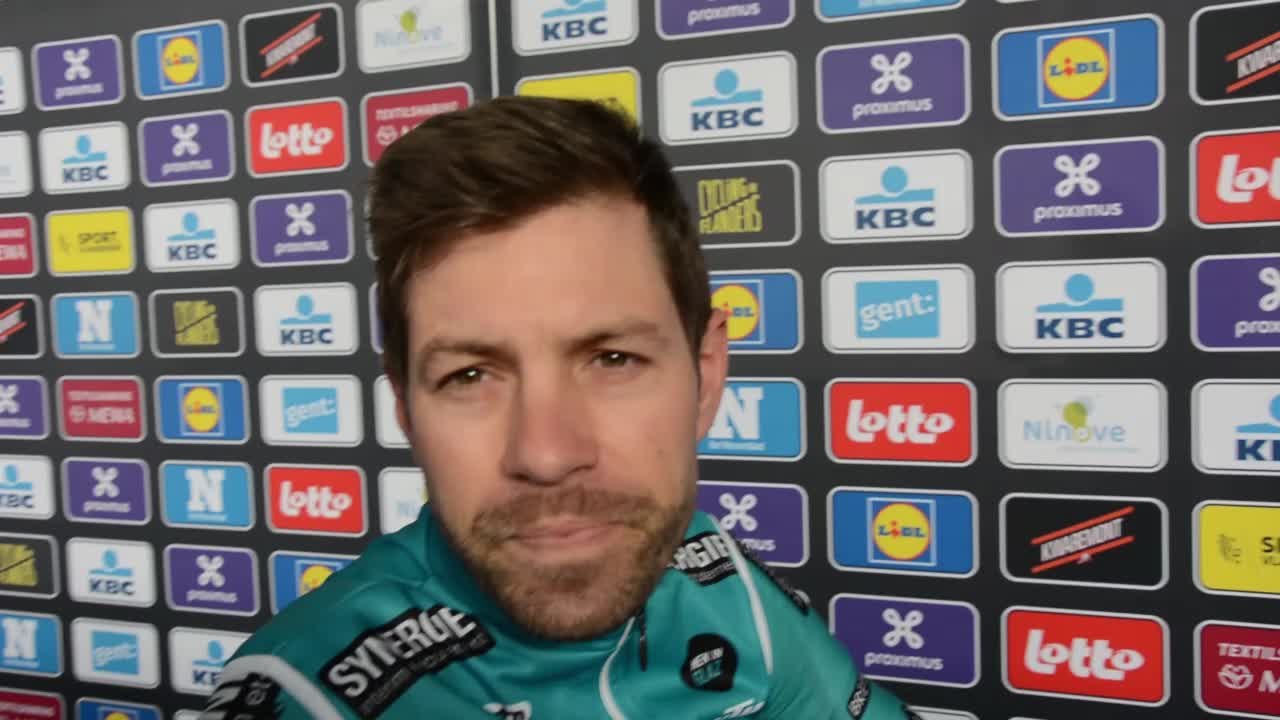 Omloop Het Nieuwsblad : Cyril Lemoine avant le départ