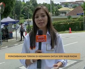Perkembangan terkini di kediaman Datuk Seri Najib Razak (Jam 12tgh)