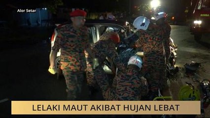 Lelaki maut akibat hujan lebat
