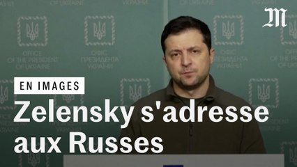 Download Video: « Cette guerre doit être arrêtée » : Volodymyr Zelensky s'adresse aux Russes