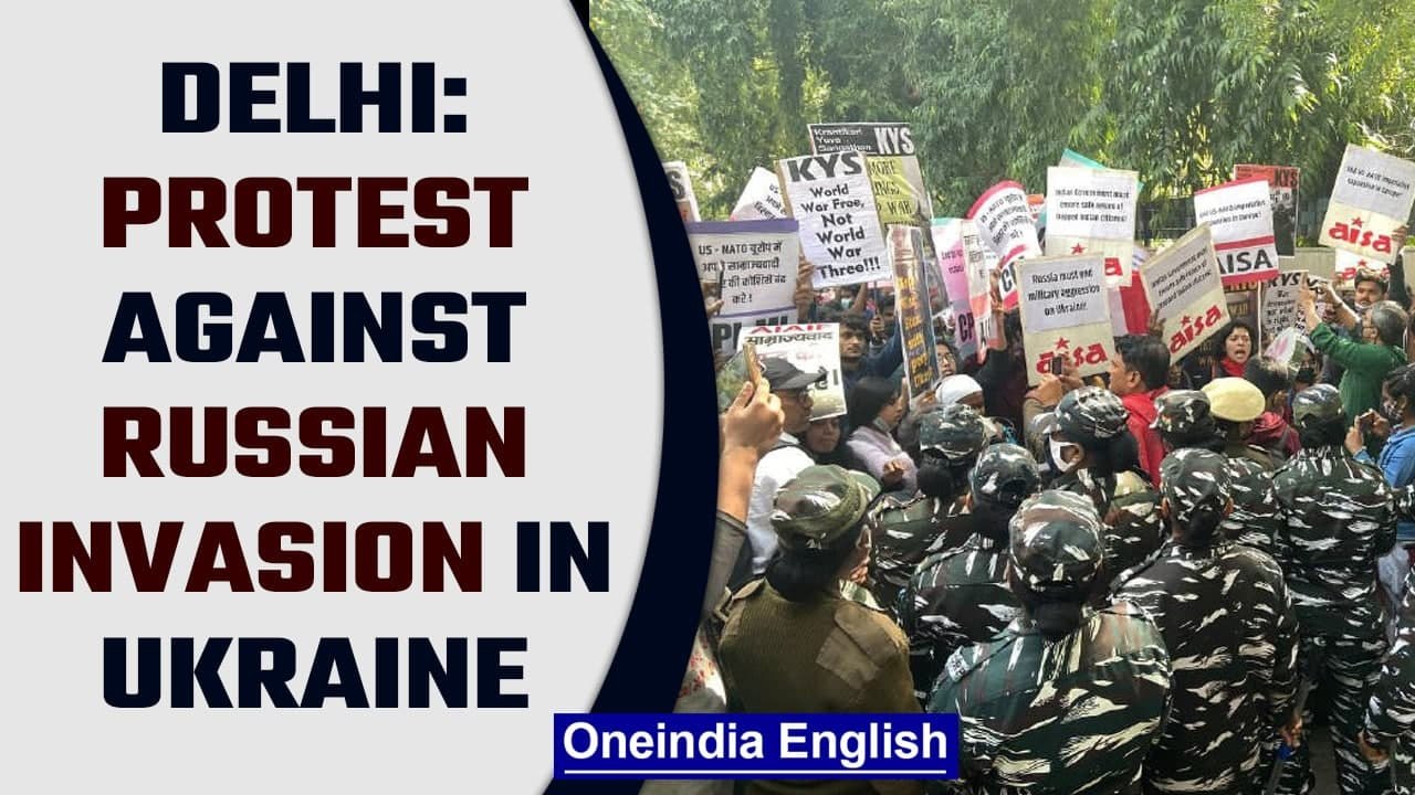 Russia-Ukraine war: Citizens’ March for peace was conducted by AISA & CPI-ML in Delhi |Oneindia News