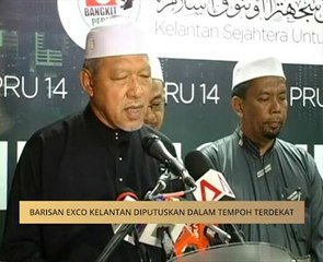 #MalaysiaMemilih: Barisan Exco Kelantan diputuskan dalam tempoh terdekat