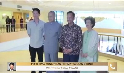 #MalaysiaMemilih: PM terima kunjungan hormat Sultan Brunei