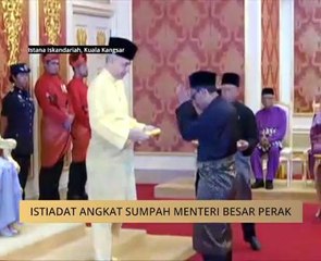 Istiadat angkat sumpah Menteri Besar Perak