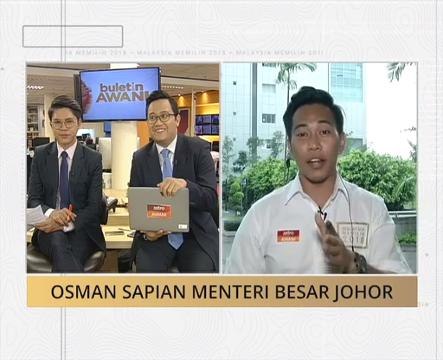 Osman Sapian dilantik Menteri Besar Johor