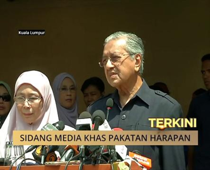 Sidang Media Khas Pakatan Harapan