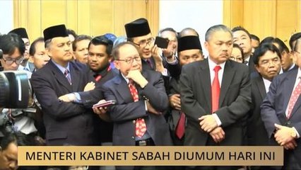 Menteri Kabinet Sabah diumum hari ini