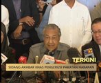 Sidang Akhbar Khas Pengerusi Pakatan Harapan Tun Dr Mahathir Mohamad