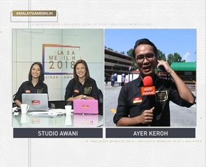 #MalaysiaMemilih: 66.4%, peratusan mengundi di Melaka setakat jam 2 petang