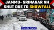 J&K: Jammu-Srinagar national highway closed due to landslides and fresh snowfall | Oneindia News