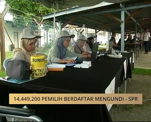 14,449,200 pemilih berdaftar mengundi - SPR