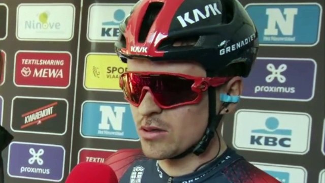 Omloop Het Nieuwsblad 2022 - Tom Pidcock : I should have followed Wout Van Aert