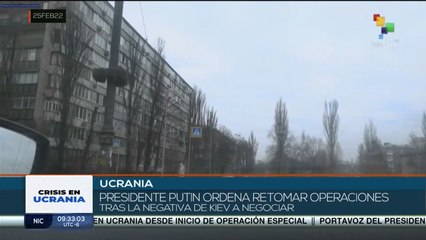 Video herunterladen: teleSUR Noticias 11:30 26-02: Rusia retoma las operaciones militares en Ucrania