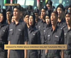 #MalaysiaMemilih: Anggota PDRM mula dikerah dalam tugasan PRU14