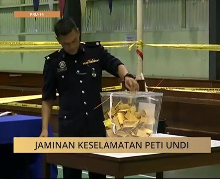 #MalaysiaMemilih: Jaminan keselamatan peti undi