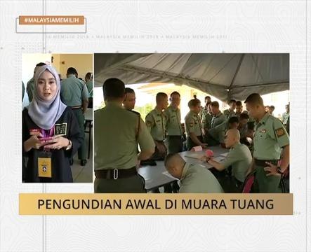 #MalaysiaMemilih: Pengundian awal di Muara Tuang
