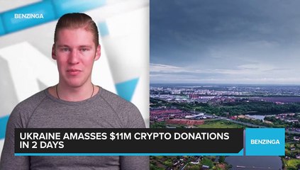 Ukraine Amasses $11M Crypto Donations In 2 Days