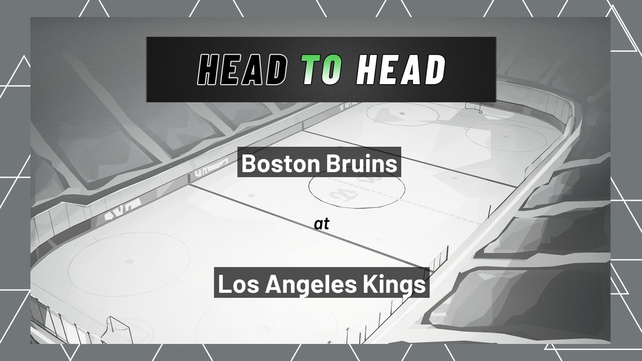 Boston Bruins At Los Angeles Kings: First Period Moneyline