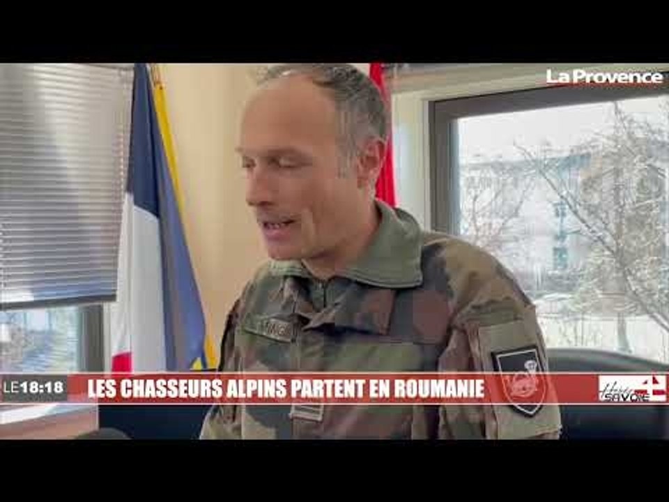 Ukraine : "Un véritable risque sur l'Europe", les chasseurs alpins se préparent à partir en Roumanie