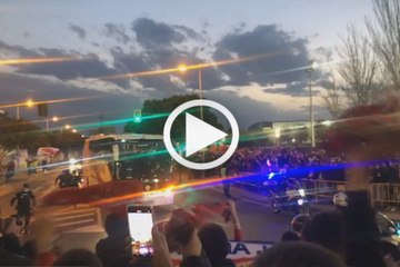 Recibimiento UD Almería - Fuenlabrada