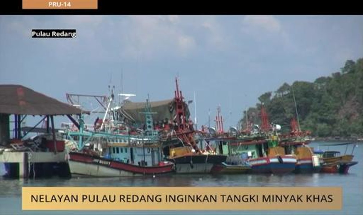 Nelayan Pulau Redang inginkan tangki minyak khas